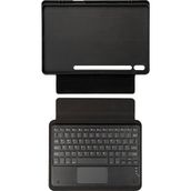 Galaxy Tab S9 Ultra SM-X910 Uyumlu Zore Border Keyboard Bluetooh Bağlantılı Standlı Klavyeli Tablet Kılıfı- - Siyah