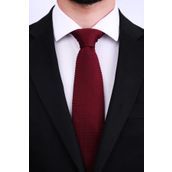 Gambocci Bordo Örgü Kravat