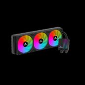 GameBooster Prime P360B 360 mm Rainbow 3 Fanlı LGA1700 AM4 AM5 Uyumlu CPU Siyah Sıvı Soğutma