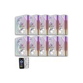 GAMELİNE FRESH x1 10'LU SET KUMANDALI ARGB 120MM Kasa Fanı 6 PİN Beyaz