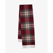 GANT Unisex Bordo Yünlü Kareli Atkı
