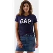 GAP 729555000 V-SS Logo Classic Mavi Günlük Stil Kadın T-Shirt