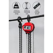 GAP Tools Zincirli Caraskallar 3ton 3metre GPC-3T3M