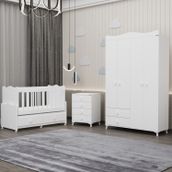 Garaj Home Elegant Yıldız 4 Bebek Odası Takımı - Beyaz