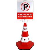 Garaj Kapısı Park Etmeyiniz Klasik Kedi Gözü Koni Seti Trafik Dubası