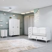GarajHome Elfin Yıldız 4 Kapaklı Asansörlü Bebek Odası Takımı