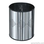 Garanti Metal 1401 13 lt Dekoratif Paslanmaz Metal Çöp Kovası