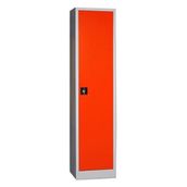 Garanti Metal Tam Boy 198'lik Tek Kapılı Kırmızı Gri Dosya Dolabı