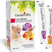 Garden Mix Somon Ördek 24x15 gr Kedi Kreması