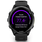 Garmin Forerunner 970 Karbon Gri Dlc Titanyum Siyah Gri Akıllı Saat