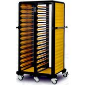 Gastrolley İkili Gn Küvet Taşıma Arabası 150 (2 Yanı Kapalı) 93 X 71 X 174 (Cm)