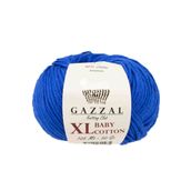 Gazzal 3421 Saks Mavi Baby Cotton El Örgü İpi