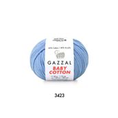 Gazzal 3423 Açık Mavi Baby Cotton El Örgü Ipi