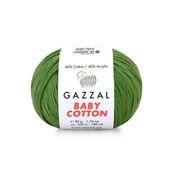 Gazzal 3449 Yeşil Baby Cotton El Örgü Ipi