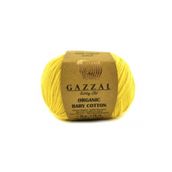 Gazzal 420 Sarı Organic Baby Cotton El Örgü Ipi