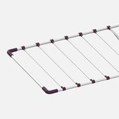 Gazzella 173 cm Mini Plus Bordo Gri Kanatlı Katlanabilir Çelik Çamaşır Kurutmalık
