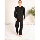 Gd Goldoremi 23403 Erkek Kışlık Yuvarlak Yaka Cepli Pamuklu Pijama Takımı