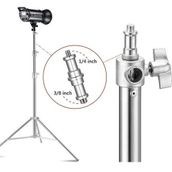Gdx LS-400 Plus Kalın Metal Işık Ayağı Gümüş 4 Metre