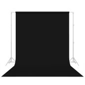 GDX Siyah 2.70X11 Metre Seyyar Kağıt Sonsuz Fon Perde