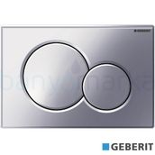 Geberit Alpha01 115.035.21.1 Parlak Krom Çift Basmalı Kumanda Kapağı