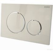 Geberit Sigma20 115.882.KJ.1 Beyaz-Parlak-Beyaz Çift Basmalı Kumanda Kapağı