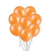Gemar 100Lü İthal Turuncu Metalik Balon