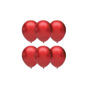 Gemar İthal 100Lü Kırmızı Metalik Balon