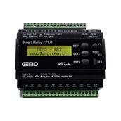 Gemo AR2-A-24VDC-14D Ray Tipi "Ladder Logic" ile Programlanabilir Akıllı Röle / PLC