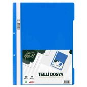 Gen-Of 50'li 10 Paket Mavi Telli Dosya
