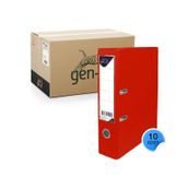 Gen-Of Geniş Kırmızı 10'lu Plastik Klasör