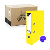 Gen-Of Geniş Sarı 10'lu Plastik Klasör