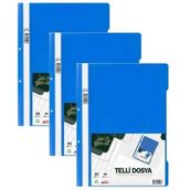 Gen-Of Mavi 50'li 3 Paket Telli Dosya