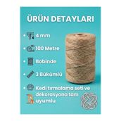 Genel Markalar 4 MM 100METRE JUT HALAT