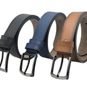 GENUINE LEATHER COMPANY EDS 3'Lü Erkek Spor Kemer (TABA, 120)