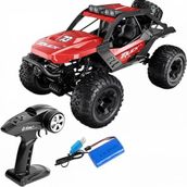 Gepettoys 1/10 4WD 4x4 Off Road 2.4ghz Uzaktan Kumandalı Şarjlı Oyuncak Rc Araba - Kırmızı