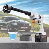 Germany Steel 988V Dx Çift Akülü Şarjlı Yüksek Basınçlı Oto Araba Bahçe Yıkama ve Temizleme Tabancası Makinesi