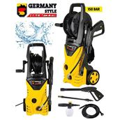 Germany Style GRM150 Max 150 Bar Bakır Sargılı Musluk ve Kovadan Çekme Yüksek Basınçlı Bahçe Oto Yıkama Makinesi