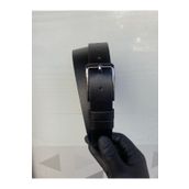 Gesa Erkek %100 Hakiki deri ince spor kesim siyah kemer 3.5 cm