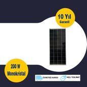 Gesper Monokristal Güneş Paneli 200 W Yüksek Verimlilik ve Performans ile Güçlü Enerji Üretimi