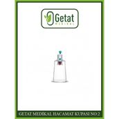 Getat Medikal Getat Hacamat Kupası No:2 - 50 Adet - Şeffaf