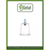 Getat Medikal Getat Hacamat Kupası No:4 - 50 Adet - Şeffaf