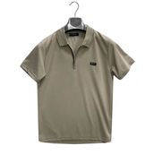 Gewer 6818 Fermuarlı Yakalı Slim Fit Kısa Kol Erkek Tişört