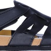 Gezer 00156 Siyah Cırtlı Yazlık Erkek Çocuk Sandalet