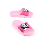 Gezer Kız Çocuk Yazlık Best Friend Panda PU Rahat Taban Ev Banyo Havuz Plaj Terlik