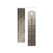 Gfb Çelik Cetvel 100CM-Dayanıklı ve Hassas Ölçüm - Çelik Gri