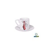 Ghostbastır Design Kravatlı Türk Kahvesi Fincanı 0145