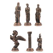 Gift Home Sadece Satranç Taşı İsteyene Büyük Metal Pegasus Figürlü Antik Satranç Taşı