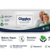 Giggles 50'li Perine Vücut Temizleme Havlusu