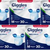 Giggles Hasta Bezi Yetişkin Medium 30x5 Adet Emici Külot