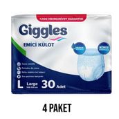 Giggles L 4x30'lu Emici Külot Yetişkin Hasta Bezi